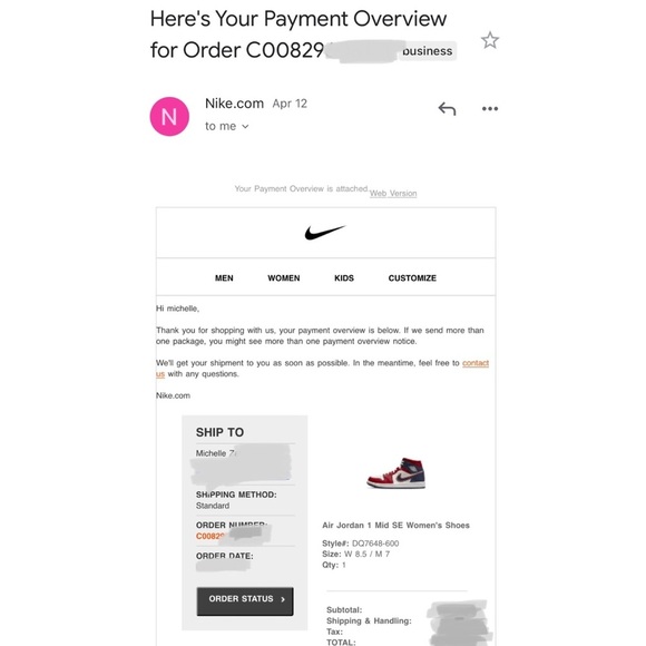 Nike Air Jordan 1 Mid SE Gym Red Sail Light Iron Ore Midnight Navy W8.5 - Picture 14 of 15